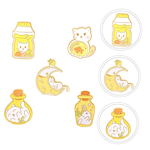 Broche chat en alliage de dessin animé : le petit cadeau idéal pour amateurs de félins