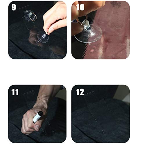 CNluca Kit de reparo de pára-brisa Reparo de janela de carro Polimento de vidro de pára-brisa Renwal