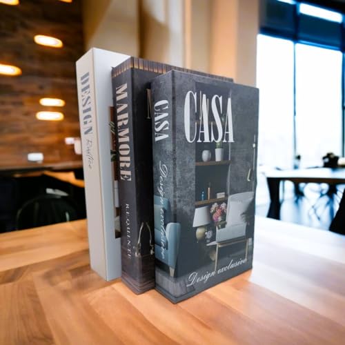 Conjunto Livro Decorativo Caixa Fake Home Destination