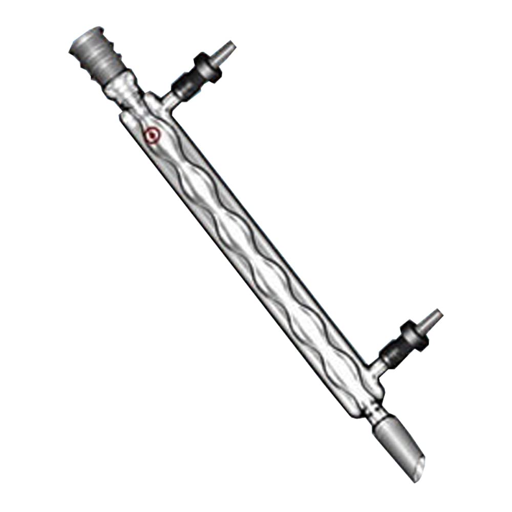 5946-118 Series Allihn Condenser with #7 Safe Connector Included, 300 mm Jacket Length, 24/40 ST Joint