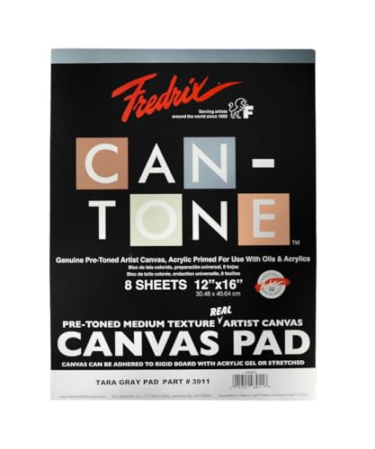 Fredrix Creative Series Pad, 30,5 x 40,6 cm, tela can-tone