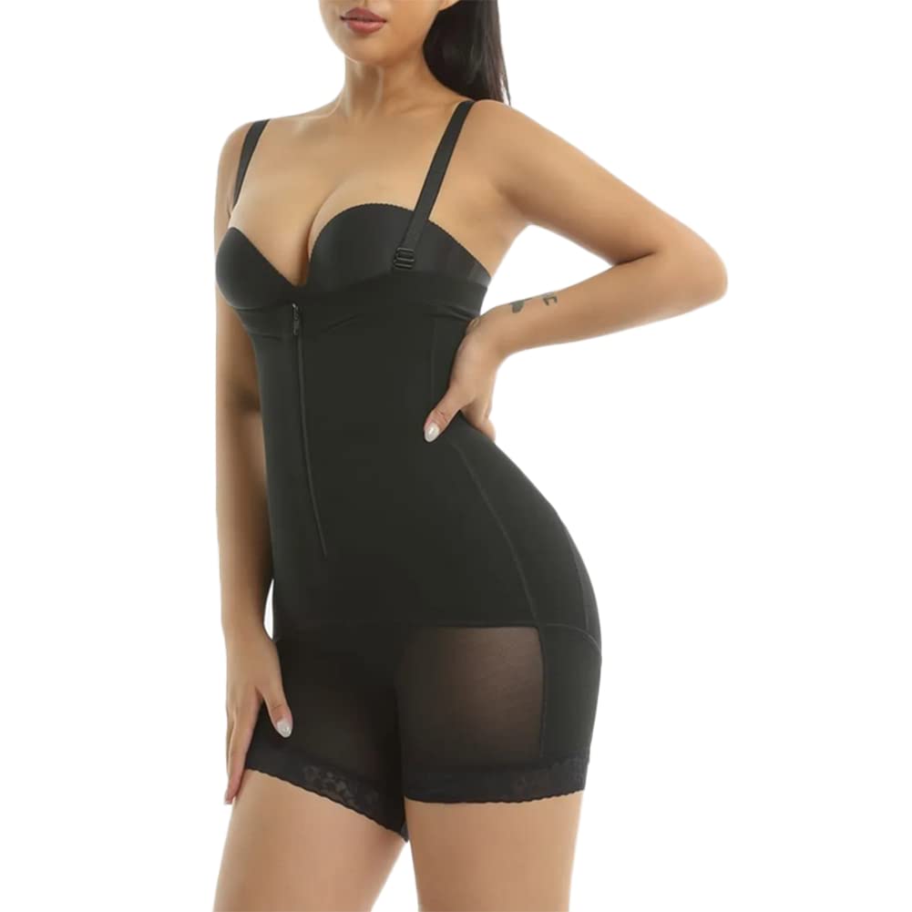 Jpxjgt Women's Black Seamless Control Fajas Colombianas Bodysuit Slimmer Tummy Control Body Shaper Waist Trainer Thigh Trimmer(Color:,Size:xxs)