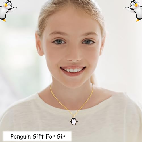Penguin Gifts for Girls Women Cute Penguin Pendant Necklace Penguin Jewelry Gifts Penguin Lover Gifts Penguin Spirit Animal Gift2