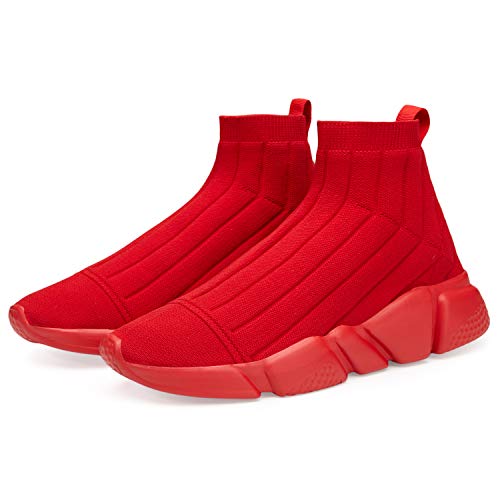 Image of Casbeam Men's Running Knit Comfortable Lightweight Breathable Casual Sports Shoes Fashion Sneakers Slip-On Walking Shoes