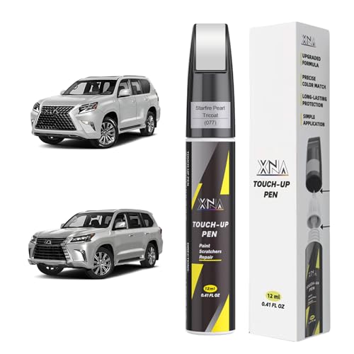 XNA Starfire Pearl Tricoat(077) for Lexus Touch Up Paint, Car Scratch Remover for Nicks and Chips Repair, 2-In-1 Quick & Easy Fix Car Scratch Repair Kit with Exact Color-Matched