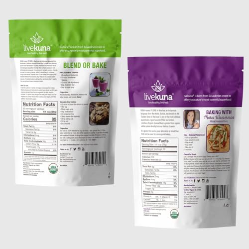 LiveKuna Organic Plantain & Quinoa Flour Bundle, 32oz Bags image 4