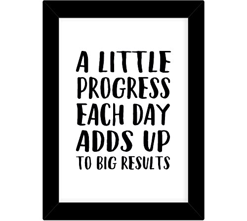 TIED RIBBONS Motivational Posters with Frame | Inspirational Quotes Posters | Wall Poster with Quotes | Inspiring Posters for Office (13.6 inch X 10.2 inch,Multicolor, Engineered Wood)