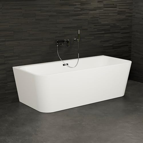 Baignoire Ilot Mint 170 blanche 170 x81 x57 cm, by SPALINA