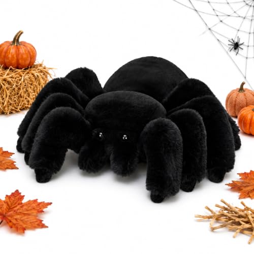 Image of MorisMos Large Spider Plush, 18 inch Soft Spider Stuffed Animal
