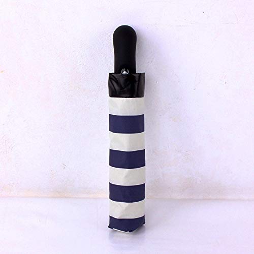 Parasol inversé à rayures pliant parapluies automatiques pluvieux pour femmes hommes Uv rayure extérieur parapluie coupe-vent