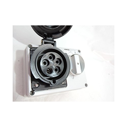 Gewiss 66 ib - Caja Hembra 32a 3 Polos+Neutro+Tierra 500v ip44 con Blanco