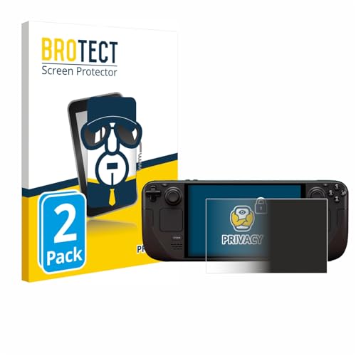 BROTECT 2 Unidades Protector Pantalla Privacidad para Valve Steam Deck OLED [Anti-Espía, Película Protección, Privacy]