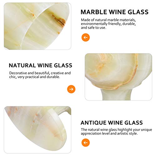 Doitool Glass Tumblers Champagne Flutes Marble Stone Champagne Glasses Banquet Cocktail Cups Antique Red Wine Goblets Drinking Cup For Home Bar Wedding Party Banquet Martini Tumbler #TOP2