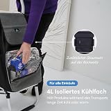 Safe Age® Einkaufstrolley mit Kühlfach und Sackkarren-Funktion - Einkaufswagen - Trolli - Klappbar