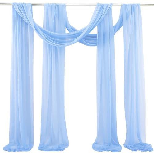 Tessuto drappeggio for arco nuziale, drappo for arco nuziale, runner da tavolo lungo for matrimonio, tessuto chiffon, tenda mantovana, tende da soffitto, arco nuziale, fondale, tenda mantovana for arc