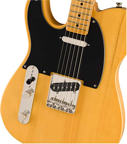 Squier Classic Vibe Telecaster ’50s modèle gaucher – Butterscotch Blonde - Les Beatles, Paul McCartney, John Lennon, RIngo Starr, George Harrison Squier Classic Vibe Telecaster '50s modèle gaucher - Butterscotch Blonde – Image 4