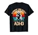 Funny Raccoon Current Side Quest Brought to You by ADHD T-Shirt