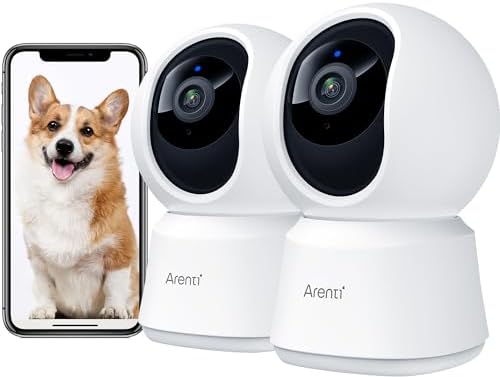 ARENTI 5G Indoor Security Camera, 4MP Pet Camera with Speaker for...
