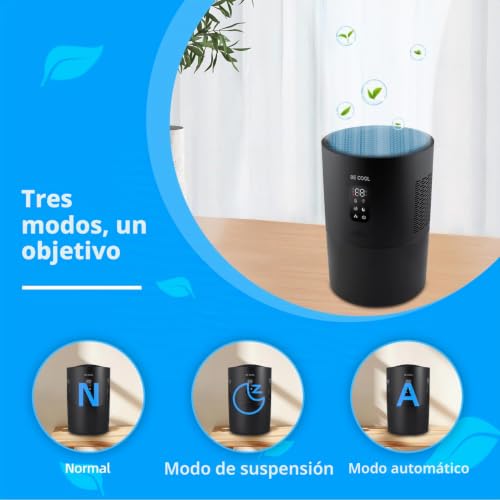 Purificador de aire 2 en 1 Be Cool: esterilización UV contra alérgenos y aire seco en casa 7