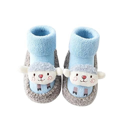 Baby Cute Autumn Winter Sock Shoes Boys Girls Non Slip Floor Sports Shoes Toddler Infant First Walking Shoes