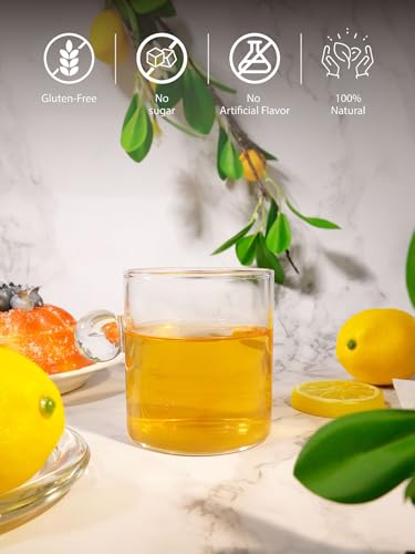 Image of TeeLux Lemon Green Tea Bags, Refreshing & Smooth Taste, 100 Count
