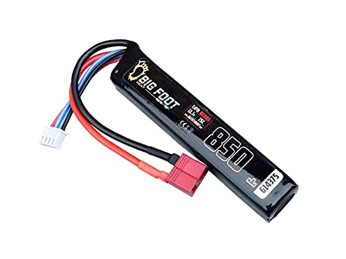 Big Foot Heat Lipo Battery 850mAh 11.1v 15c Bolt Compatible DEANS Airsoft Battery