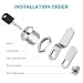 Kohree 5 pcs Cerradura para Buzón 16mm Cerradura Cilindro Con 10 Llaves,...