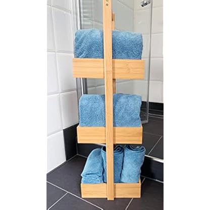 Glart 49M4B saugfähige Mikrofaser Handtücher in Premium Qualität. Trocknen Haut & Haare einfach nur durch Abtupfen. 6er Set, Farbe blau – Bild 6