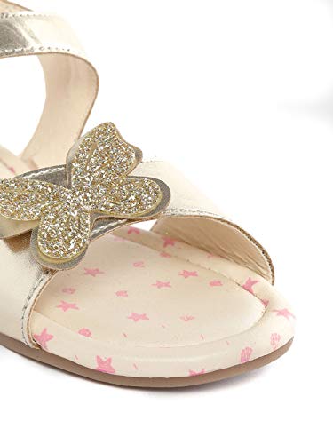 Image of Disney girls Princess By Toothless Kids Girls Gold Fashion Sandal Fashion Sandals