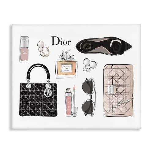 Stupell Industries Glam Fashion Accessories, 16 x 20 Inch Canvas Wall Art