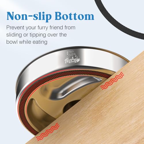 Tivray-Slow-Feeder-Dog-Bowls-304-Stainless-Steel-Dog-Slow-Feeder-Bowl-38-Cups-Metal-Dog-Food-Bowl-with-Non-Slip-Bottom-Anti-Gulping-Slow-Eating-Dog-Bowl-for-Medium-Large-Breed-Dishwasher-Safe