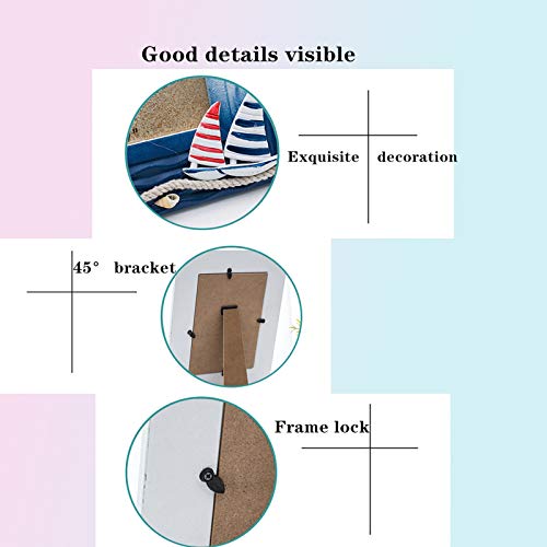 Ruirui-home - Cornice portafoto in legno per