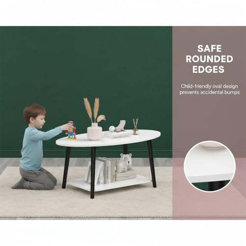 Table basse double plateau pour salon chaleureux et rangé - 4