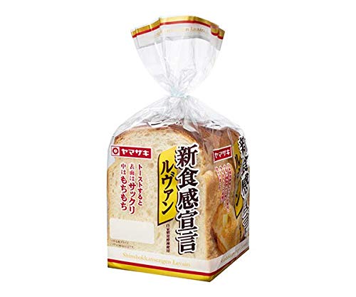 Amazon.co.jp: ヤマザキ 新食感宣言ルヴァン 山型食パン 6枚切り×4個