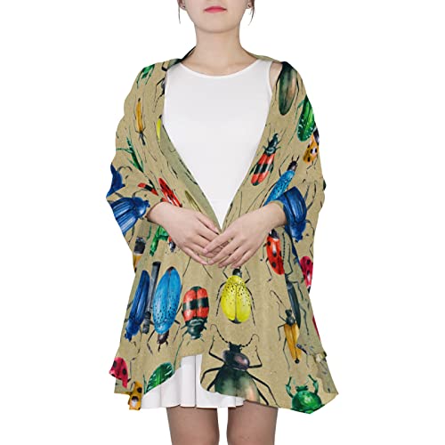 Oyihfvs Woman Long Silk Scarf Soft Head Wrap Silk Shawl stole4