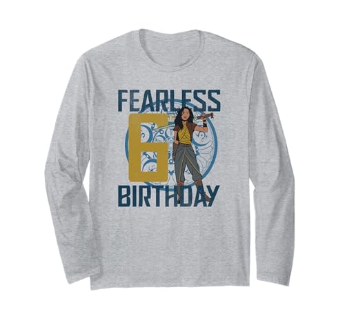 T-shirt Raya 6 ans manches longues en coton doux qui ne pique pas pour anniversaire