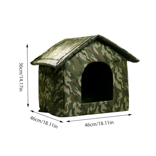 Maison résistante aux intempéries design isolant pour chat