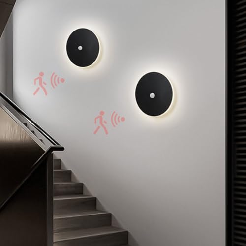 Lámpara de pared con sensor para evitar caídas en escaleras oscuras de interior 1