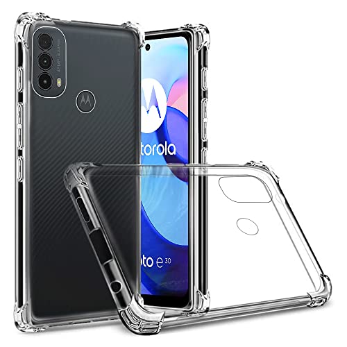 Totill Compatible For Motorola Moto E20 and E30 Case, 4G Crystal Clear Phone cover