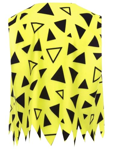 Boys Kids Jagged Trim Tank Top Waistcoat Stone Age Primitive Caveman Vest for Stage Performance2