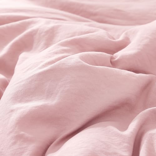 Image of Twin XL Comforter Set- 5 Pieces Prewashed Bed in a Bag Twin Bedding Sets | Soft All Season Comforter with Sheets, Pillow Sham & Pillowcase,Soft Pink