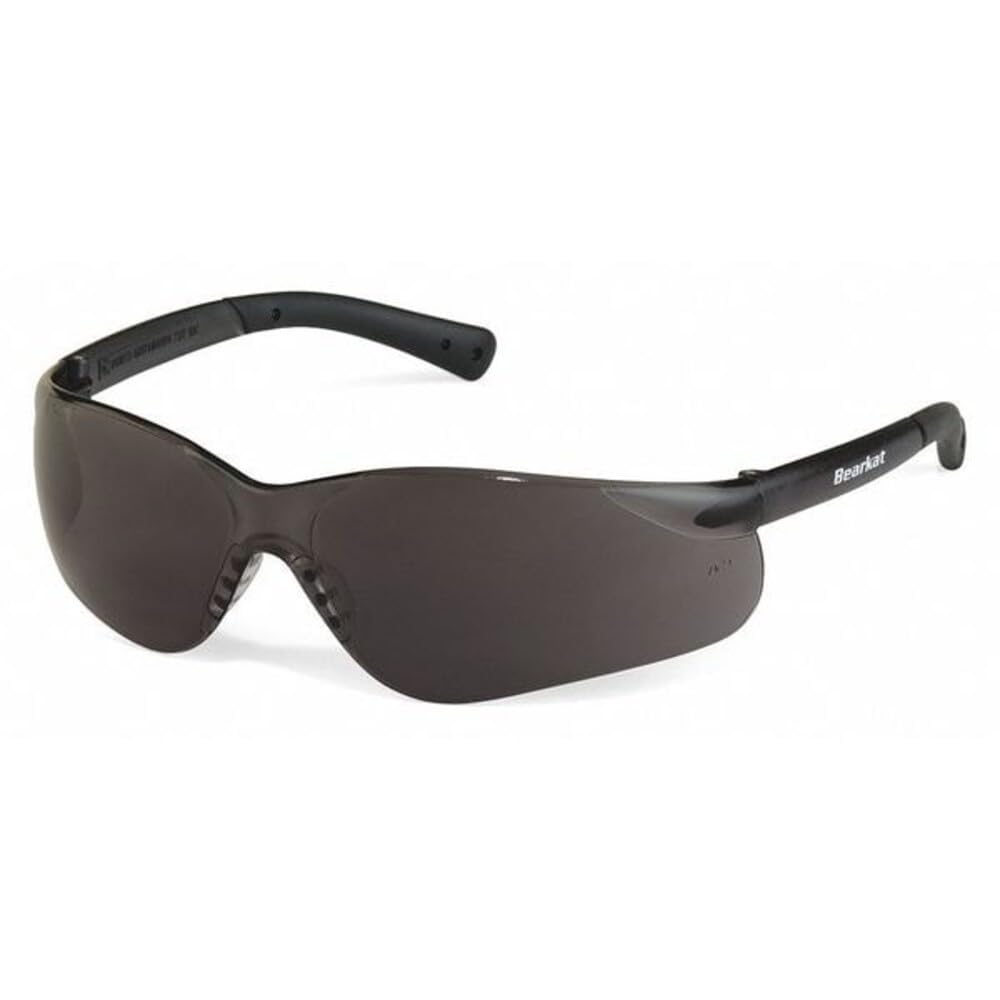 Crews BK312 Bearkat - Gafas de Proteccion y Seguridad con Montura Gris y Lente Gris, 12 Pares