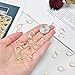 MICROAMOY 100Pcs 14K Gold Filled Leverback Earwires French Earring Hooks,Hypoallergenic Dangle Ear Wire Findings for DIY Jewelry Making Supplies (Gold-French Earring Hooks)