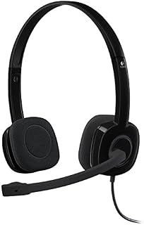 Logitech 3.5 mm Analog Stereo Headset H151 with Boom Microphone - Black