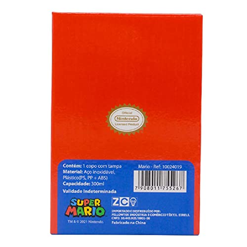 COPO VIAGEM SNAP 300ML MARIO