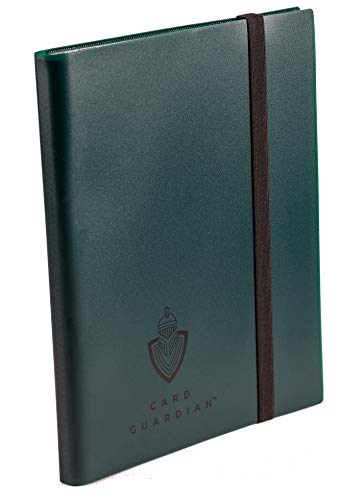 Card Guardian - 9 Pocket Green Trading Card Album 360 Side Loading Pocket Binder for Trading Card Games TCG - Thumbnail 3