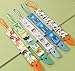 12 Pack Pacifier Clips with Strap 25.5cm - Premium Polyester Baby Pacifier Holder Set, Multi-Design Clips for Boys Girls （Multi Color C）