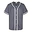 White Stripe Charcoal Gray Jersey