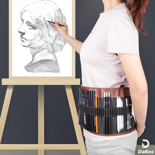 Image of DaKos Sketch Pencil Set - Drawing Pencil Set and Shading Pencil Set for Artists, with A5 Drawing Sketch Book, Perfect Sketching Kit of Charcol Pencil and Shading Art (31 Pieces)