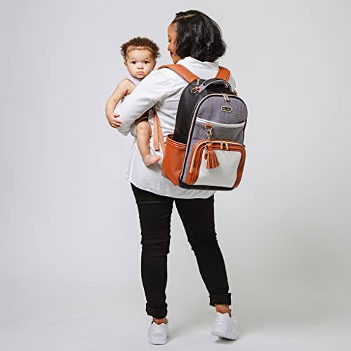 Itzy Ritzy Unisex Baby Backpack, Coffee & Cream Boss Plus #TOP2